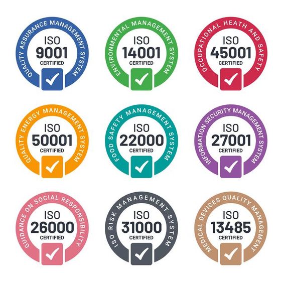 iso certifications 9001,14001,45001,50001,22000,27001,26000,31000,13485